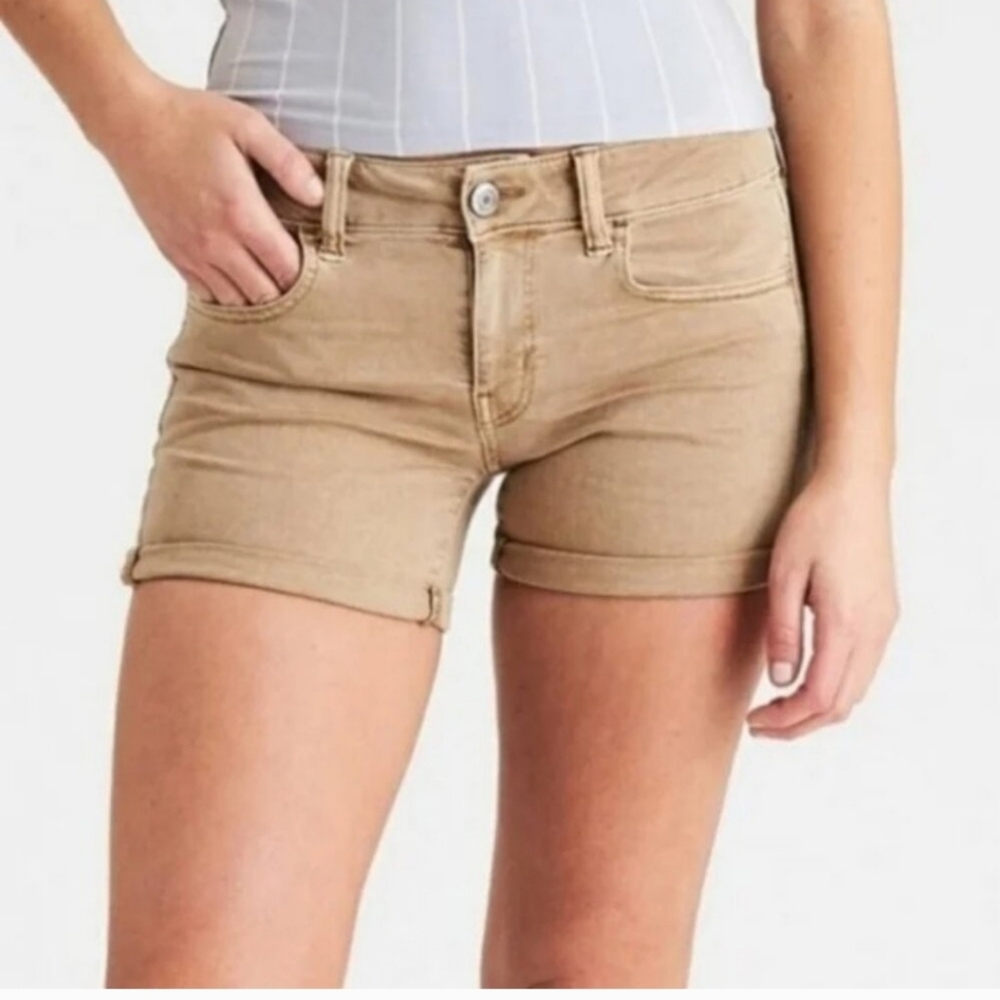 American Eagle Super Stretch Tan Shorts